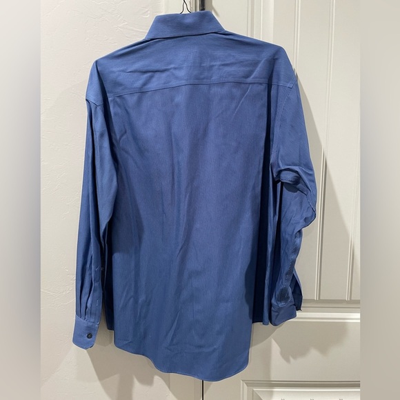 Johnston & Murphy Striped Blue Shirt - Picture 3 of 3